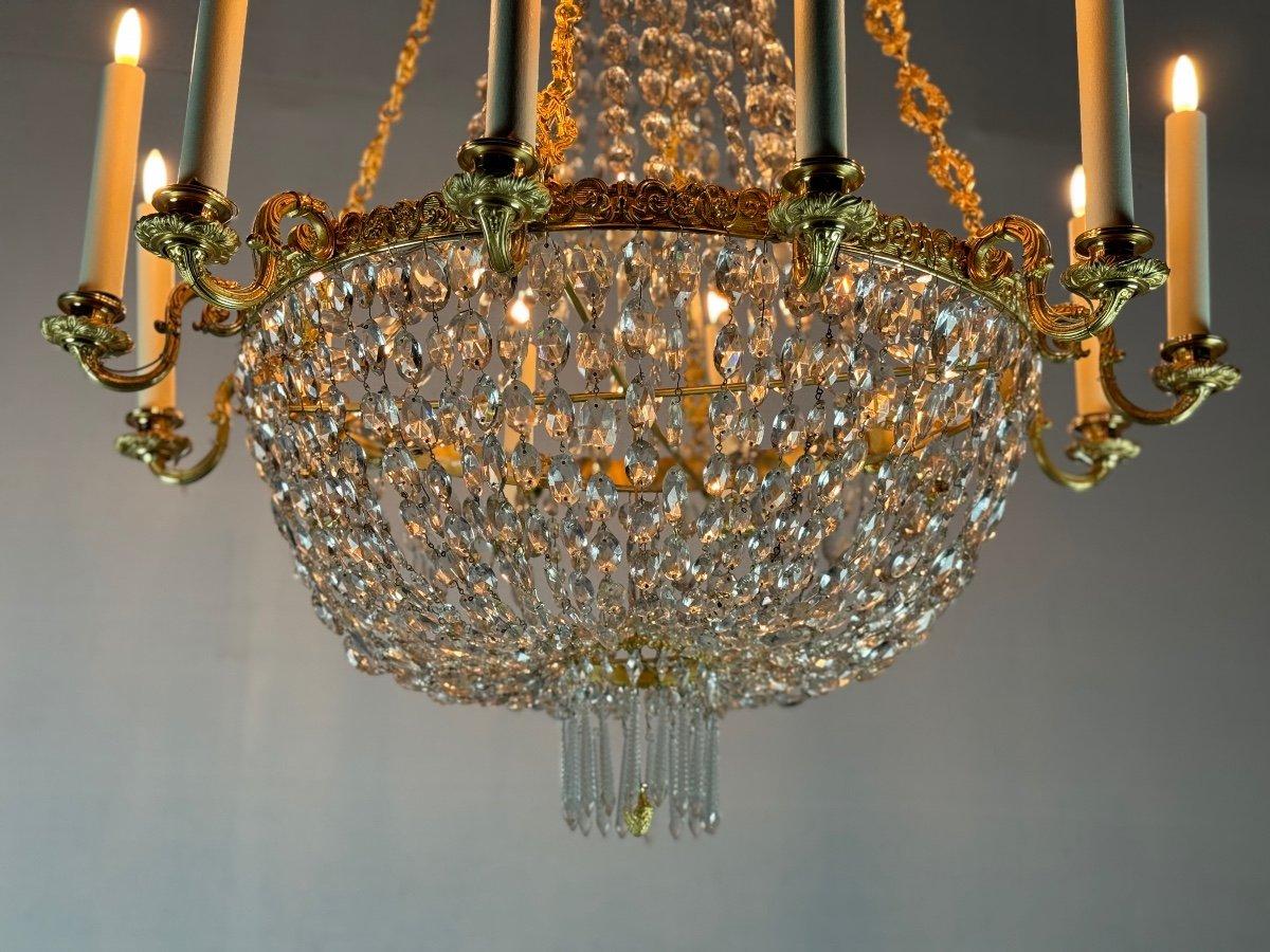 Gilt Bronze Beaded Bag early 19th century For Sale 1