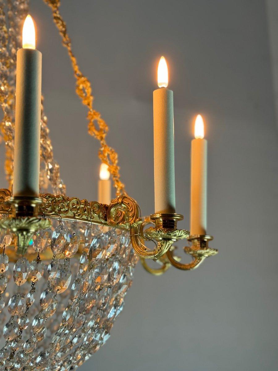 Gilt Bronze Beaded Bag early 19th century For Sale 3