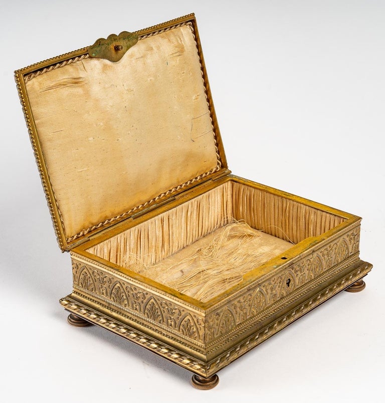 Gilt Bronze Box, 19th Century For Sale 3