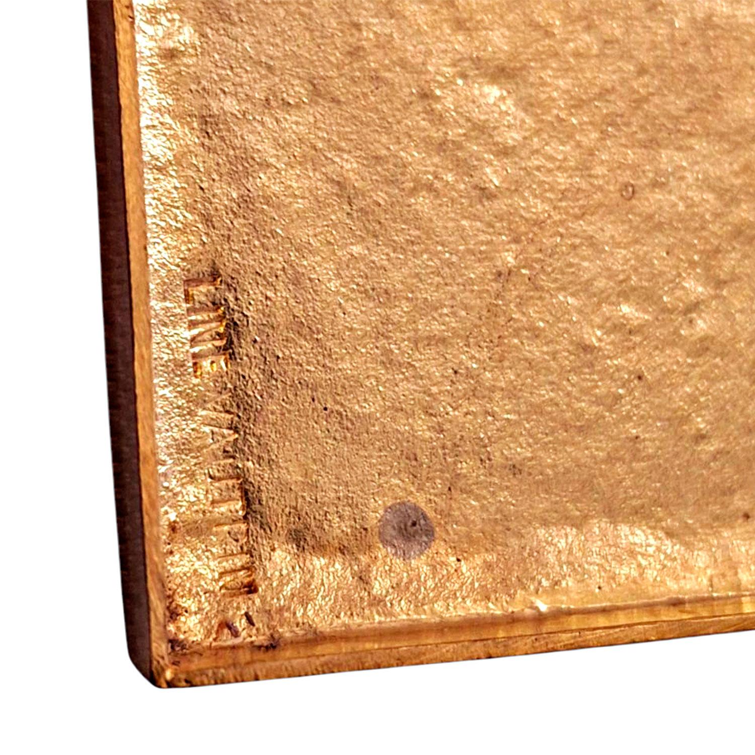 Gilt bronze box by Line Vautrin 