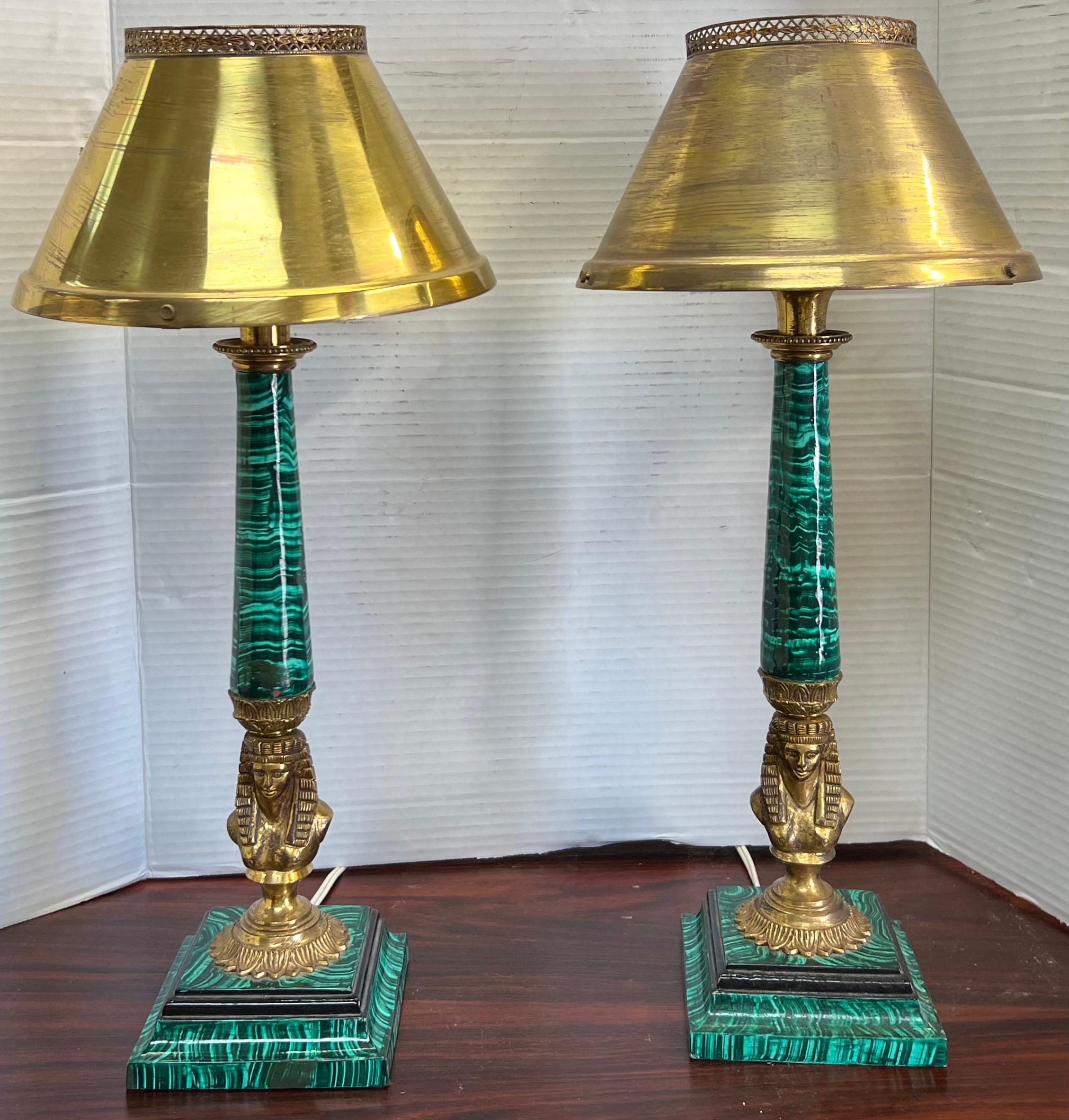 egyptian table lamp