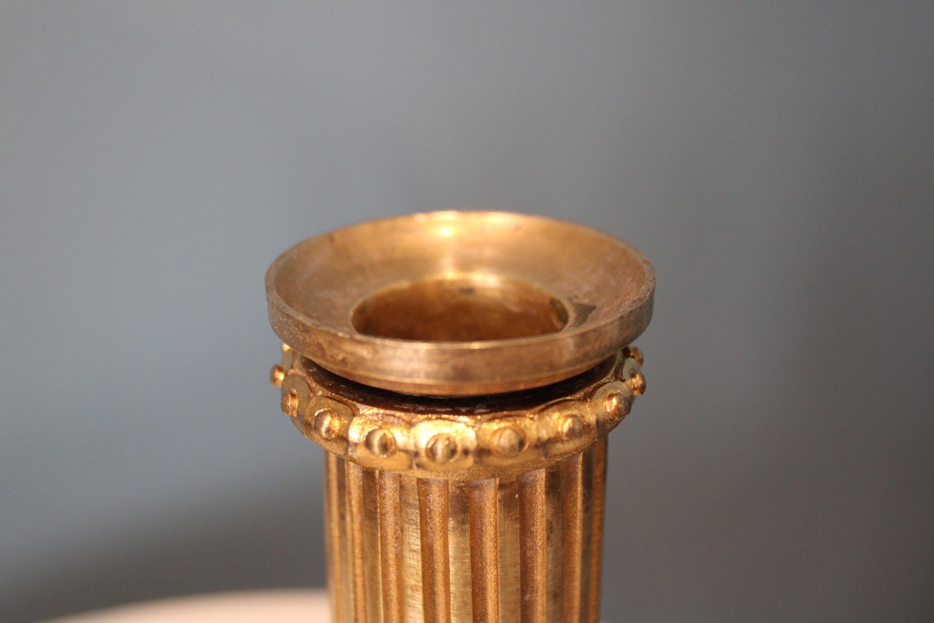 Chandeliers en bronze doré, XIXe siècle État moyen - En vente à Paris, FR