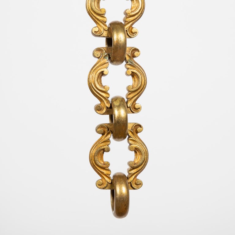 Gilt Bronze Chandelier Chain, Mid 19th Century For Sale at 1stDibs