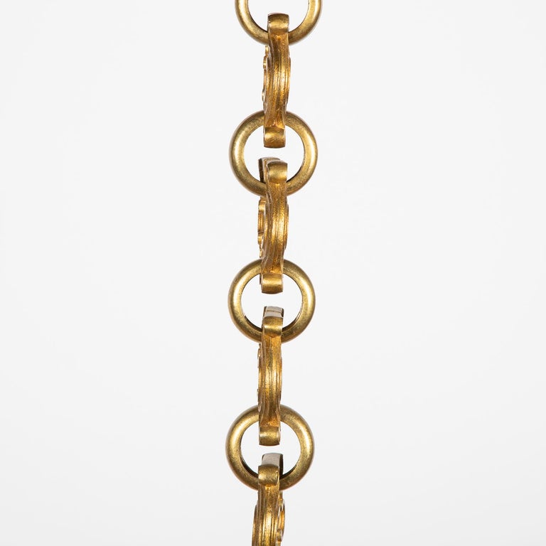 Gilt Bronze Chandelier Chain, Mid 19th Century For Sale at 1stDibs