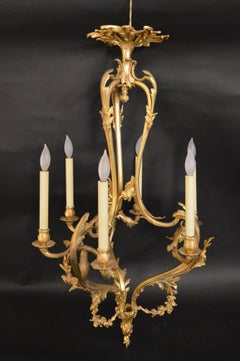 Gilt Bronze Chandelier