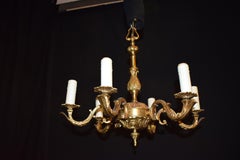 Gilt Bronze Chandelier
