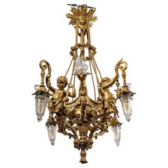 Gilt Bronze Chandelier