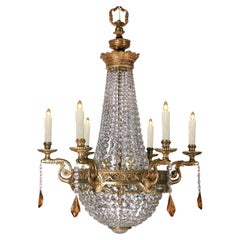 Gilt Bronze & Chandelier