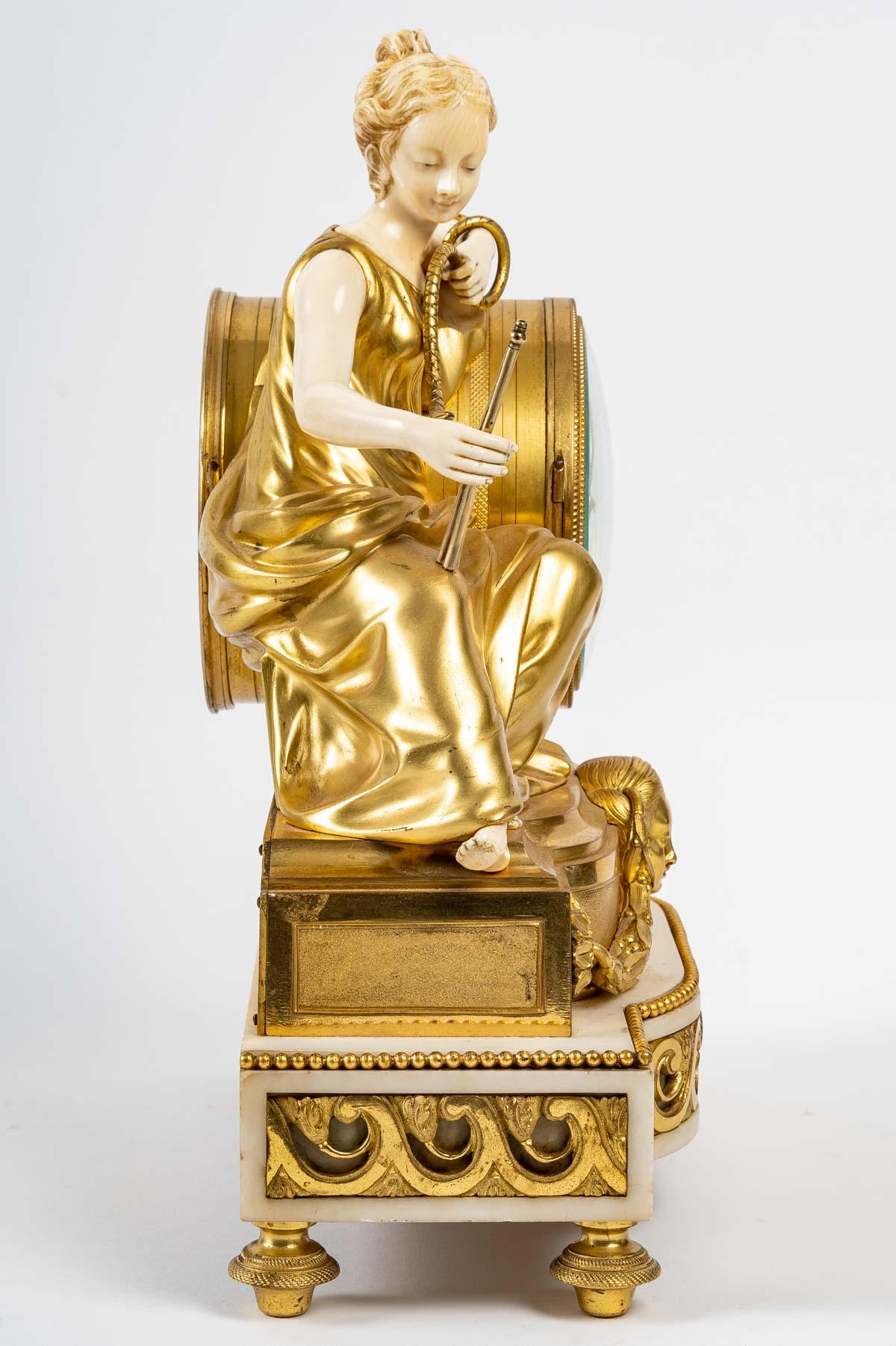 Gilt Bronze Clock, 19th Century 1