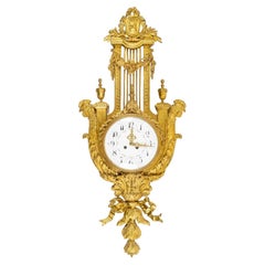 Pendule en bronze doré, 19e siècle