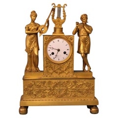 Gilt Bronze Clock