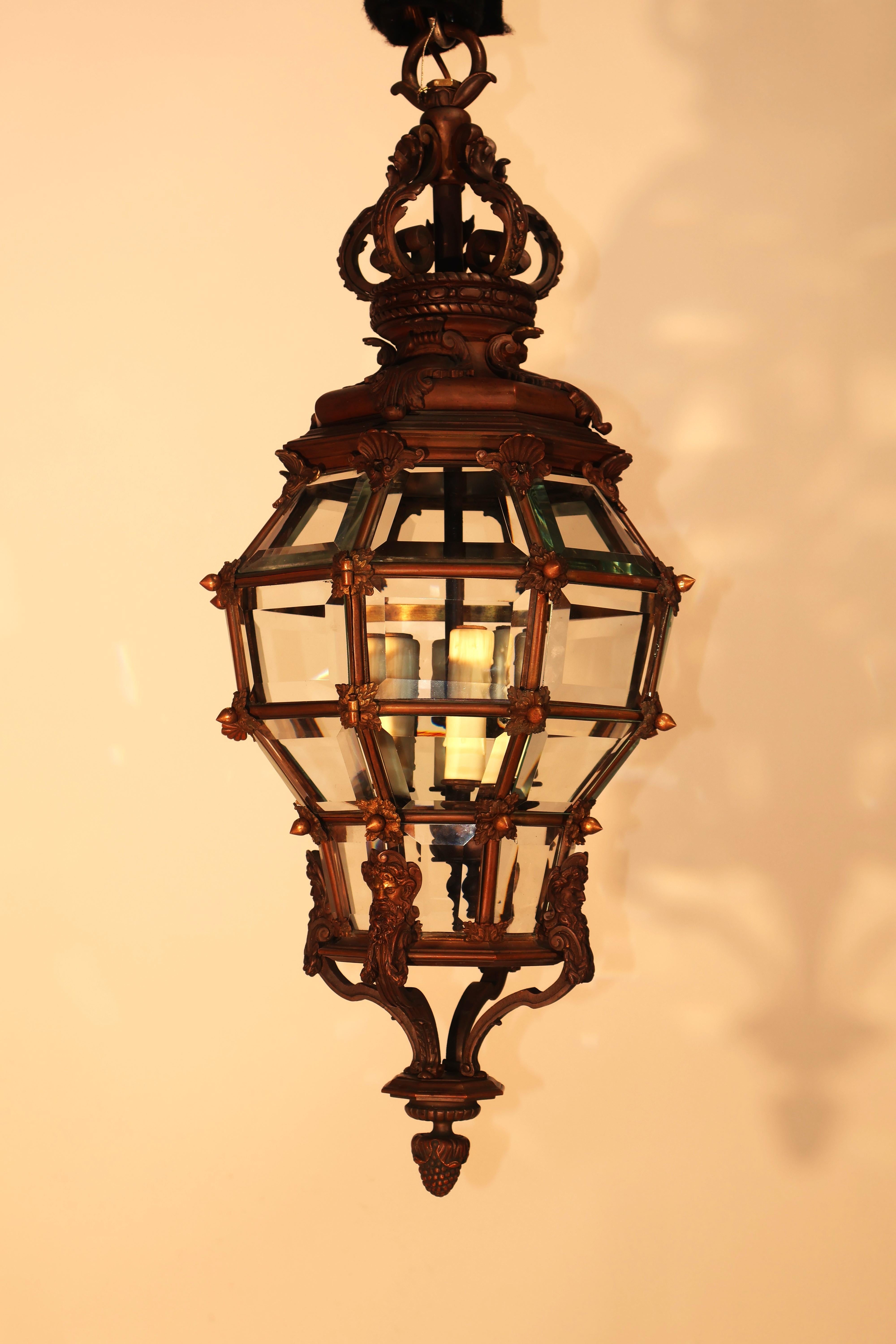 Neoclassical Gilt Bronze & Crystal 