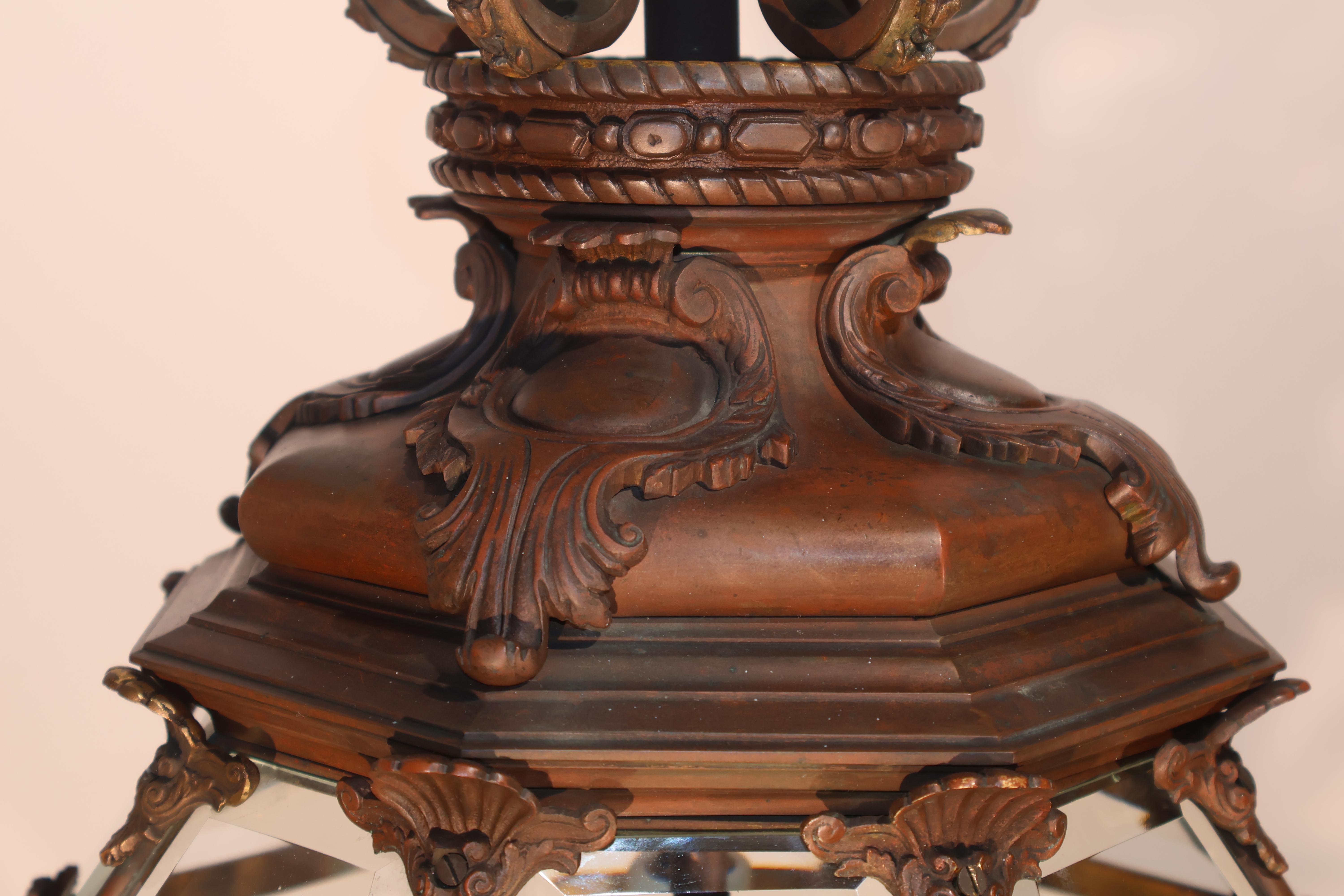 Gilt Bronze & Crystal 