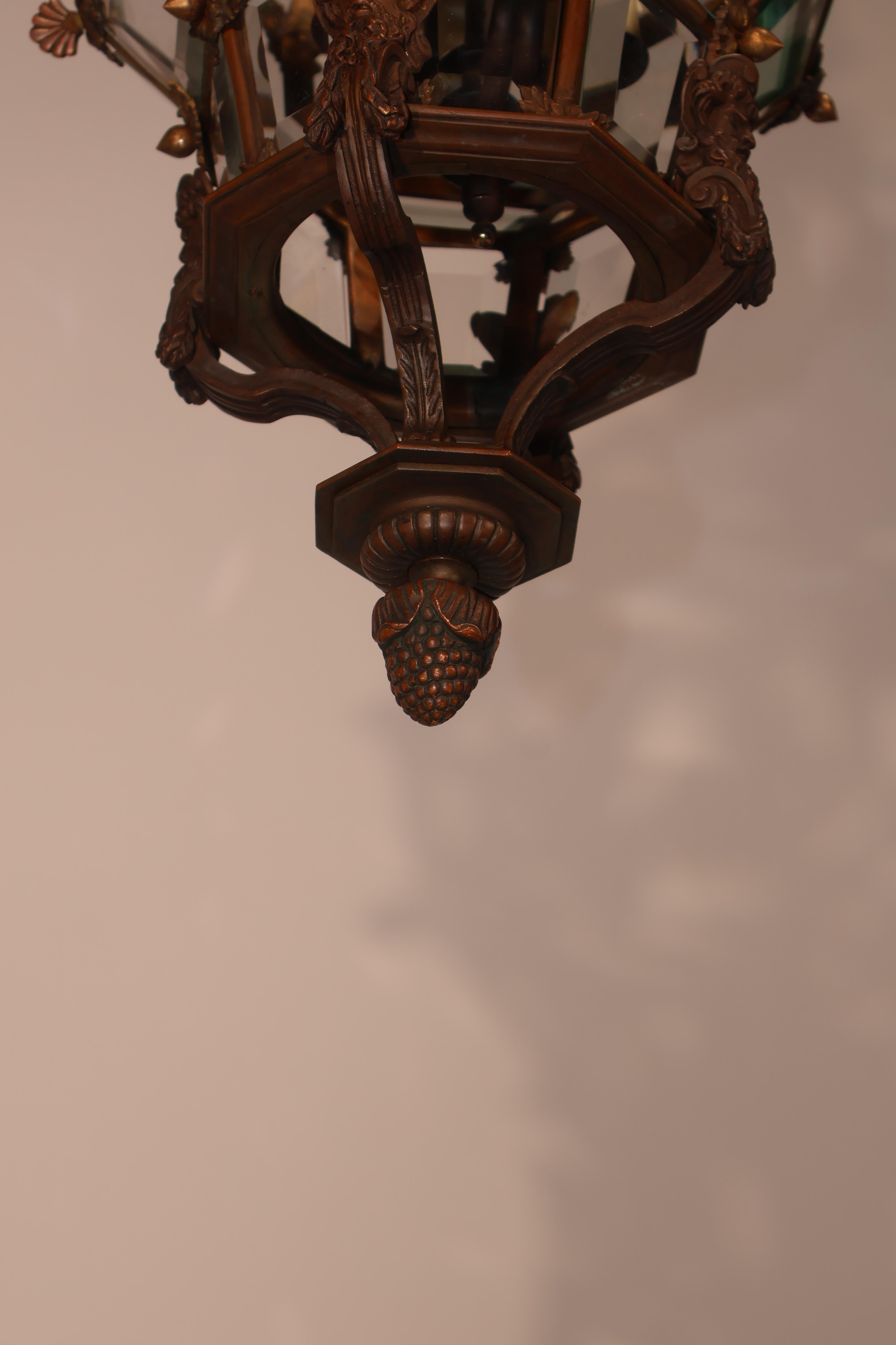 Gilt Bronze & Crystal 