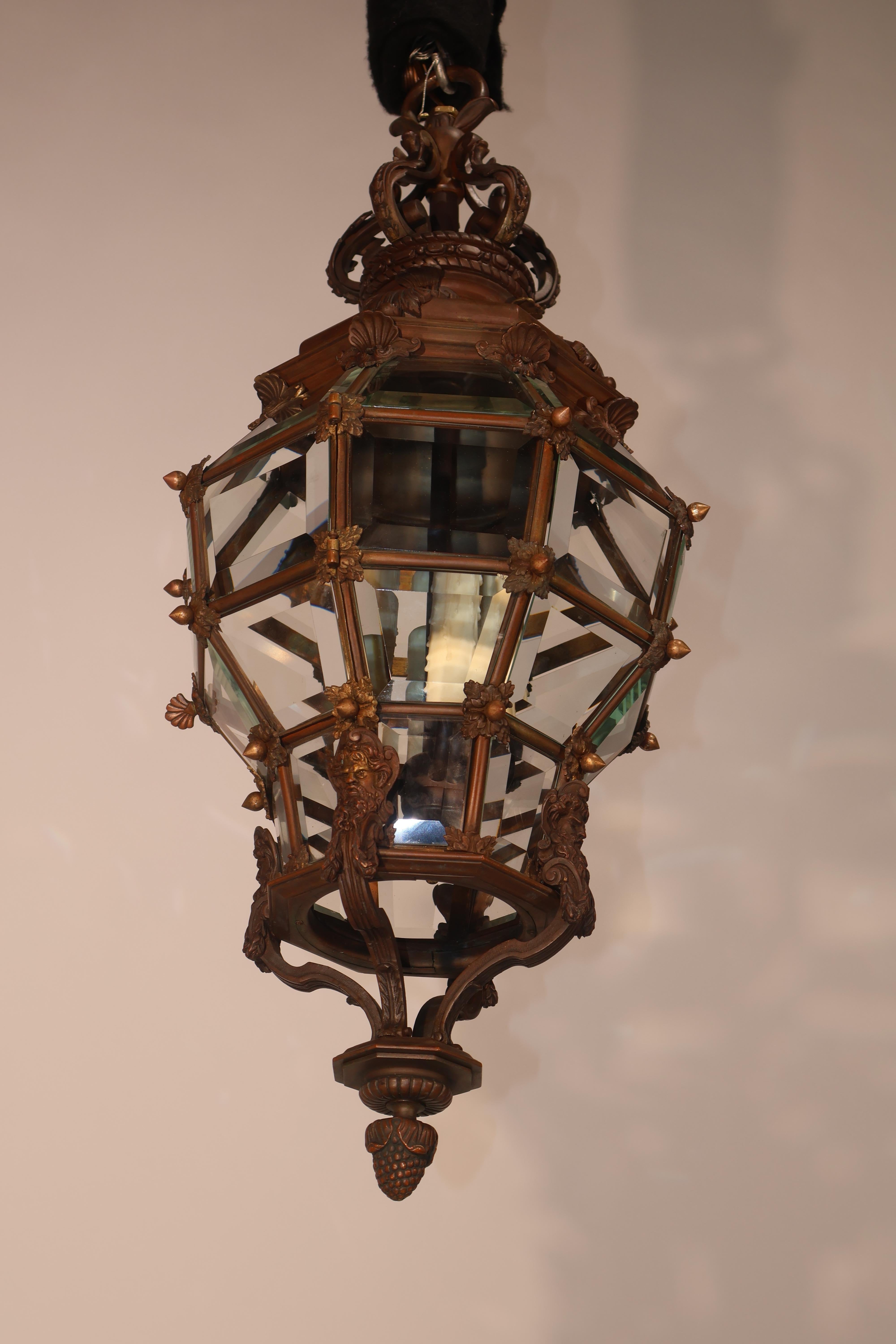 Gilt Bronze & Crystal 