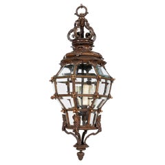Gilt Bronze & Crystal "Versailles" Lantern