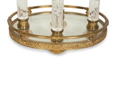 Gilt Bronze & Cut Crystal Centerpiece