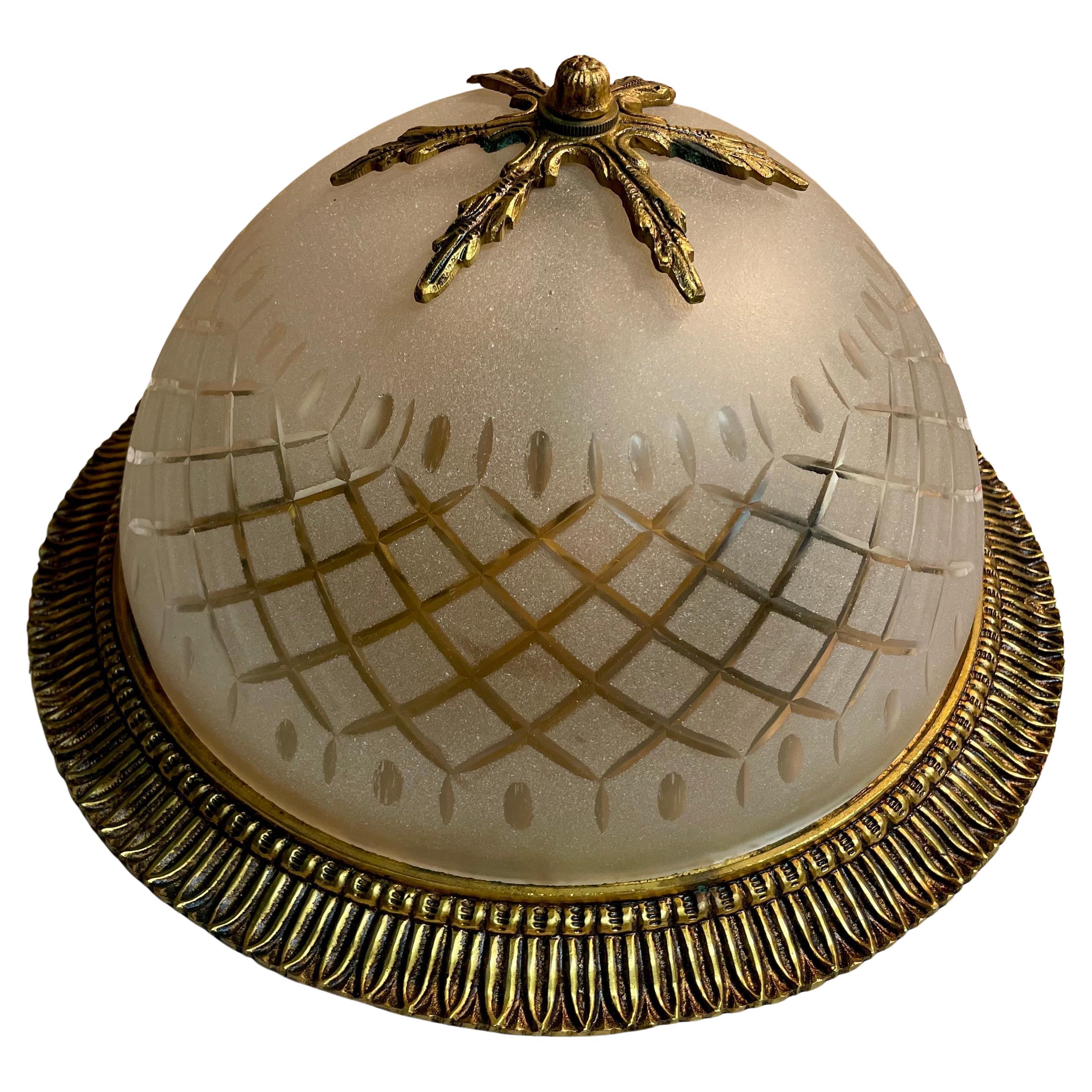 Gilt Flush Mount