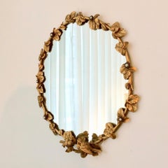 Gilt Bronze Decorative Wall Mirror, France c. 1990.