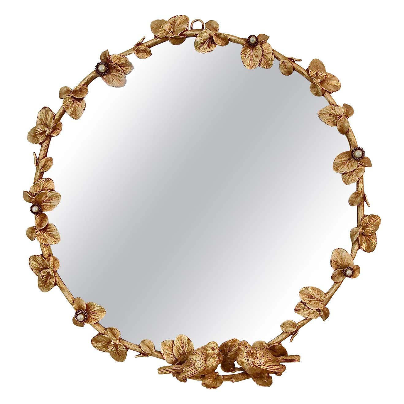 Gilt Bronze Decorative Wall Mirror France C 1990 At 1stDibs gilt-bronze-decorative-wall-mirror-france-c-1990-at-1stdibs