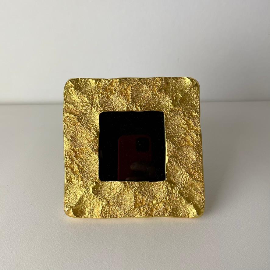 Marco de bronce dorado Edouard Rambaud, hacia 1990, París, Francia. Dorado en venta