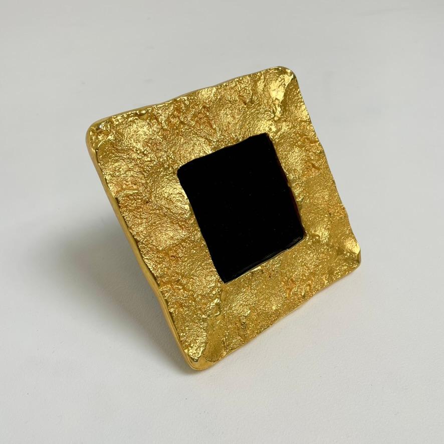 Marco de bronce dorado Edouard Rambaud, hacia 1990, París, Francia. finales del siglo XX en venta