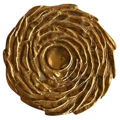 Gilt Bronze Fleur Box by Line Vautrin