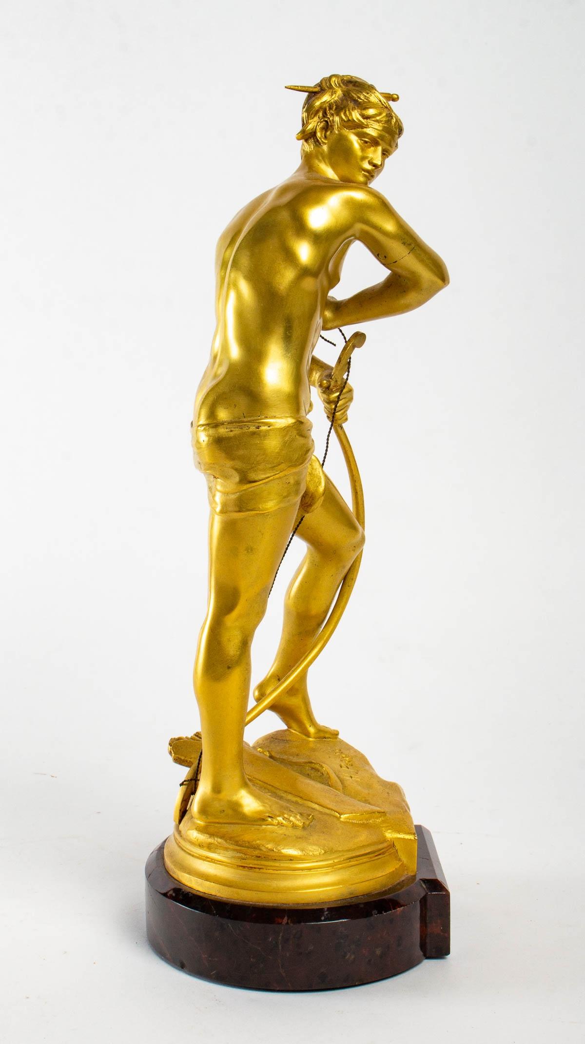 Napoleon III Gilt Bronze Group, 19th Century