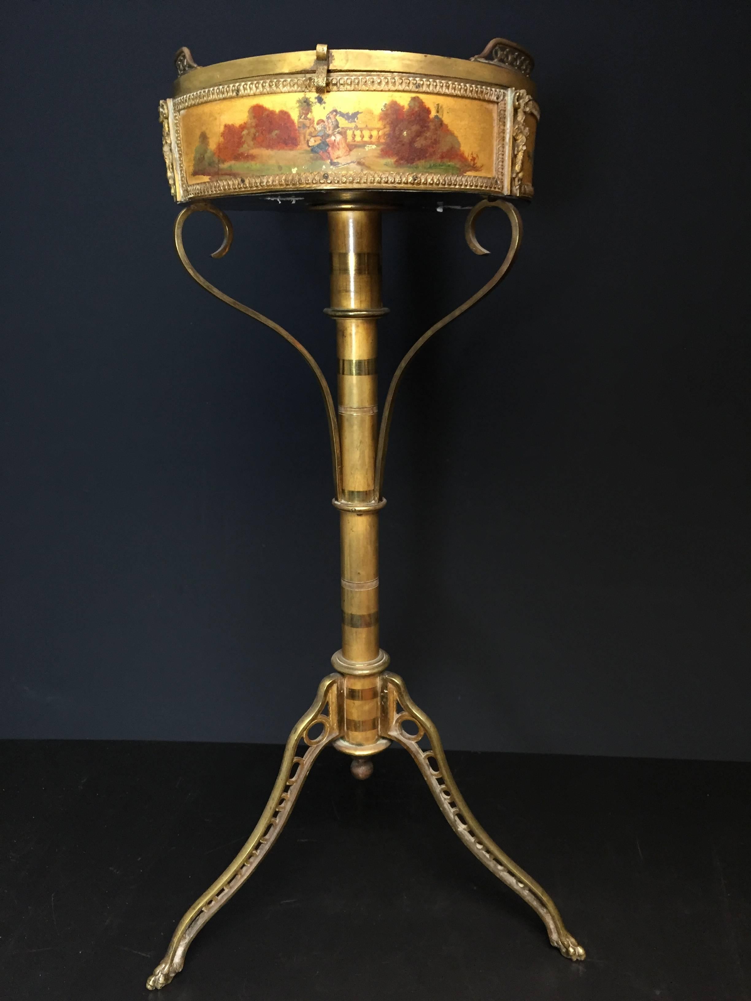 French Gilt Bronze Guèridon. Napoleon III, France, 19th Century For Sale