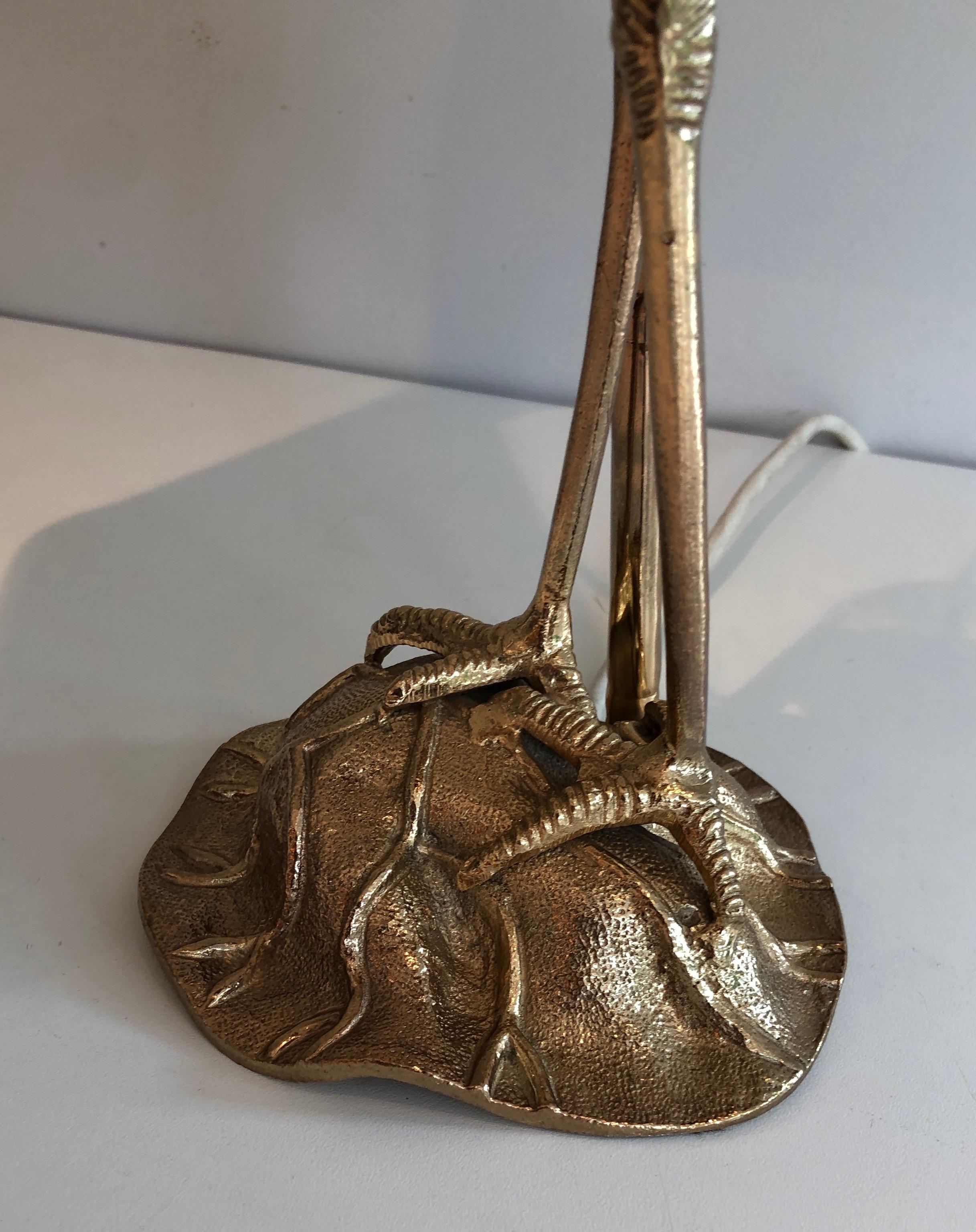Gilt Bronze Heron by Maison Baguès 4