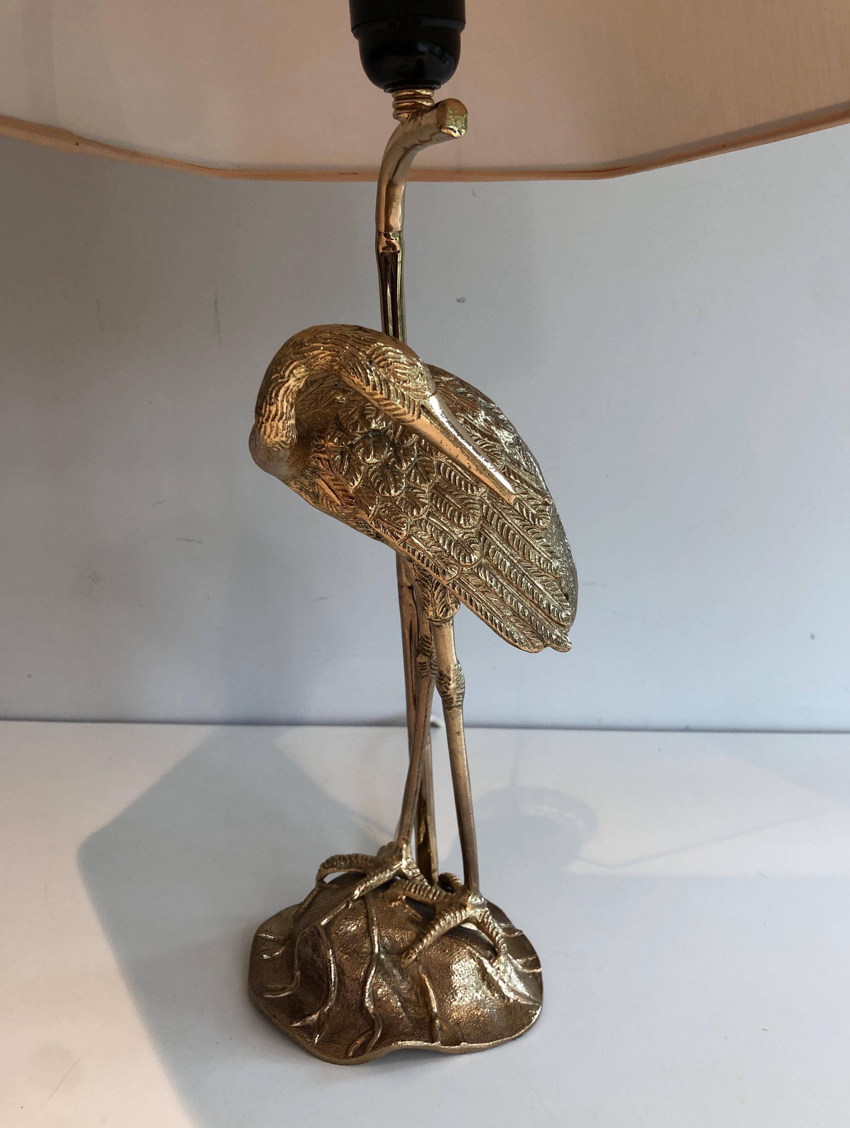 Gilt Bronze Heron by Maison Baguès 8