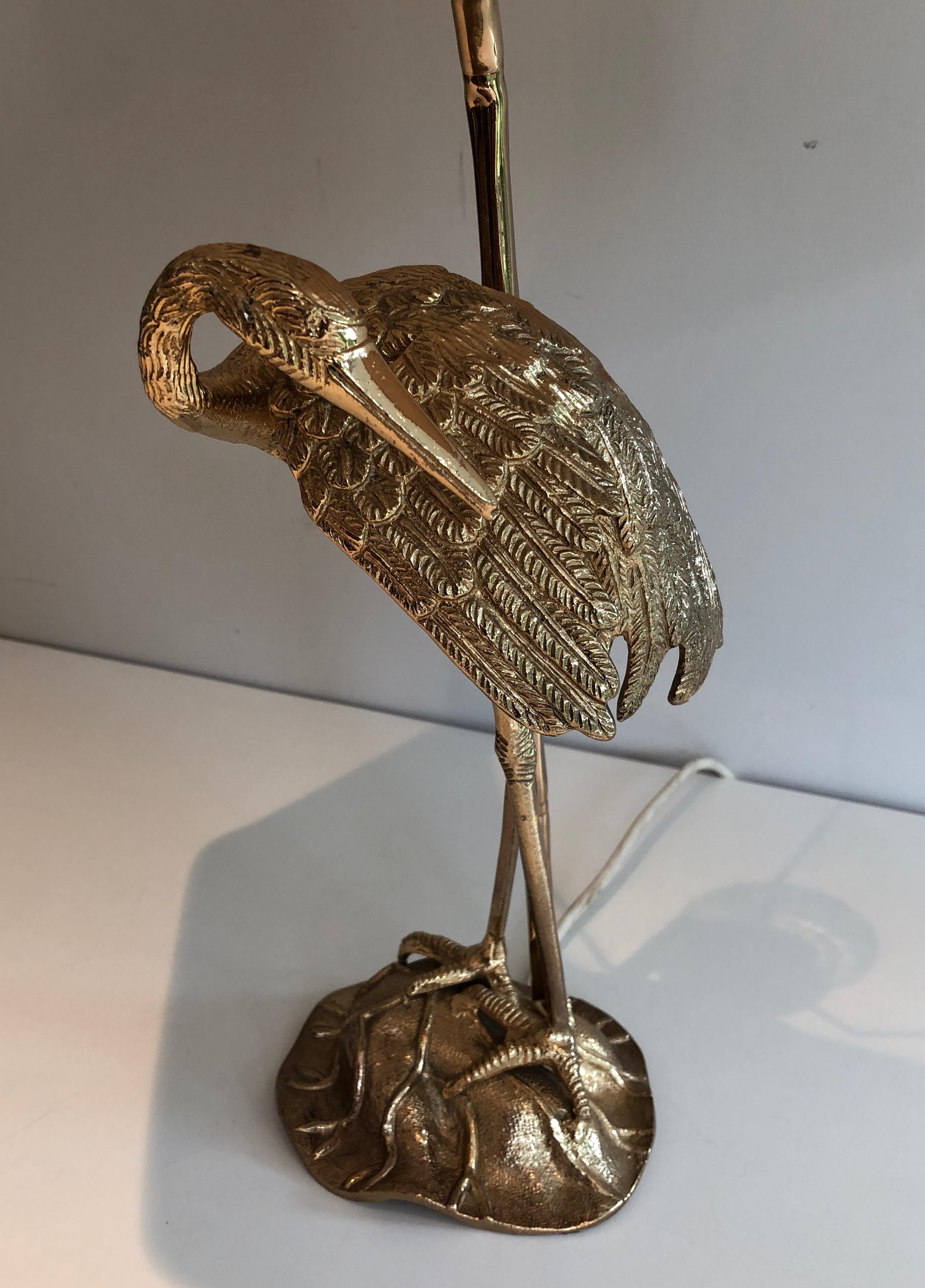 Gilt Bronze Heron by Maison Baguès 9