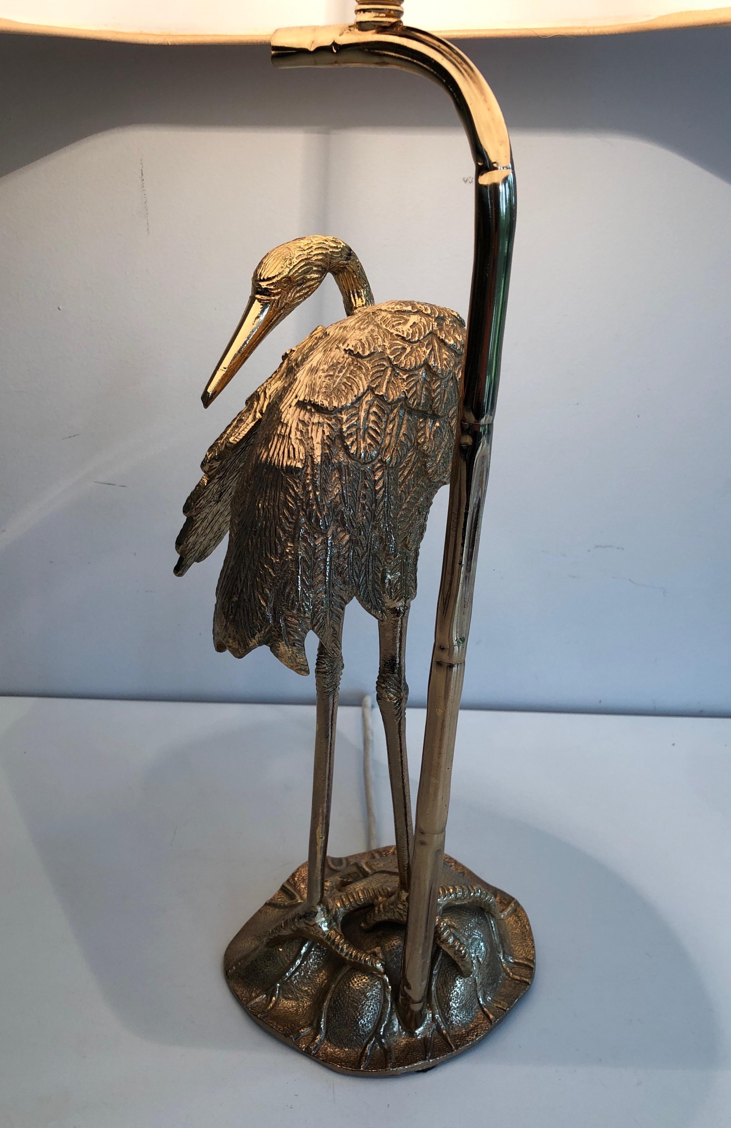 Gilt Bronze Heron by Maison Baguès 10