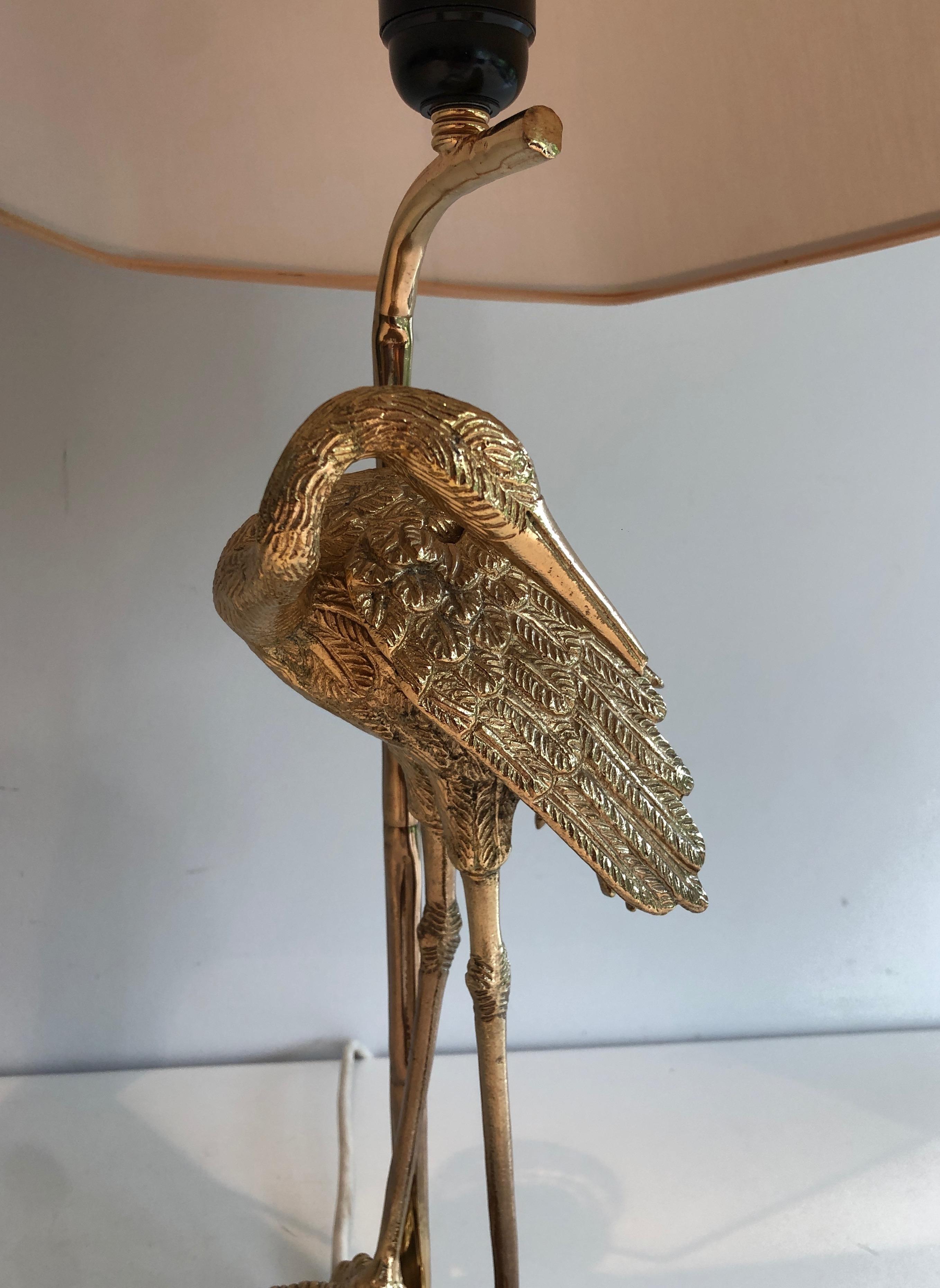 Gilt Bronze Heron by Maison Baguès 11
