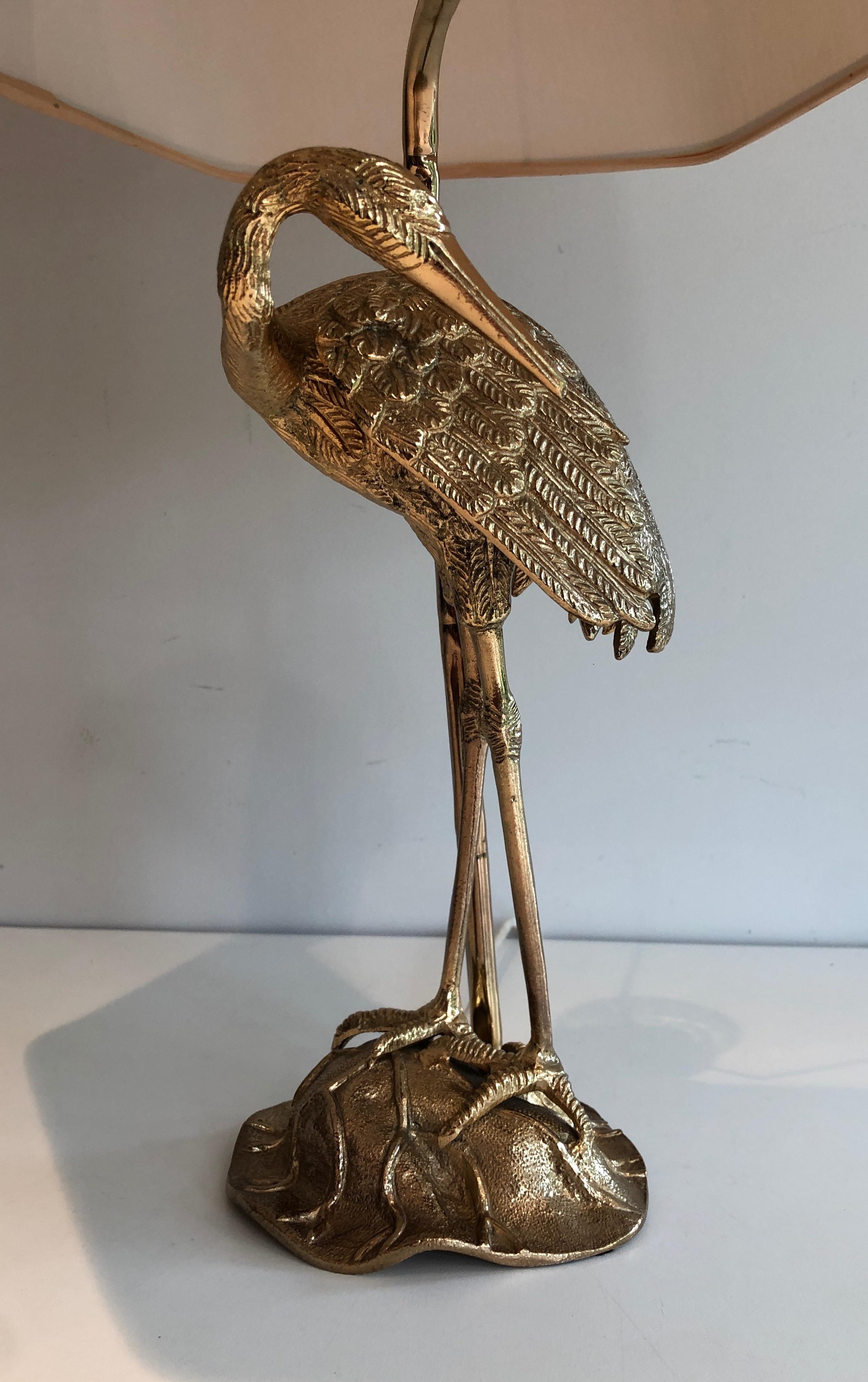 Gilt Bronze Heron by Maison Baguès 1