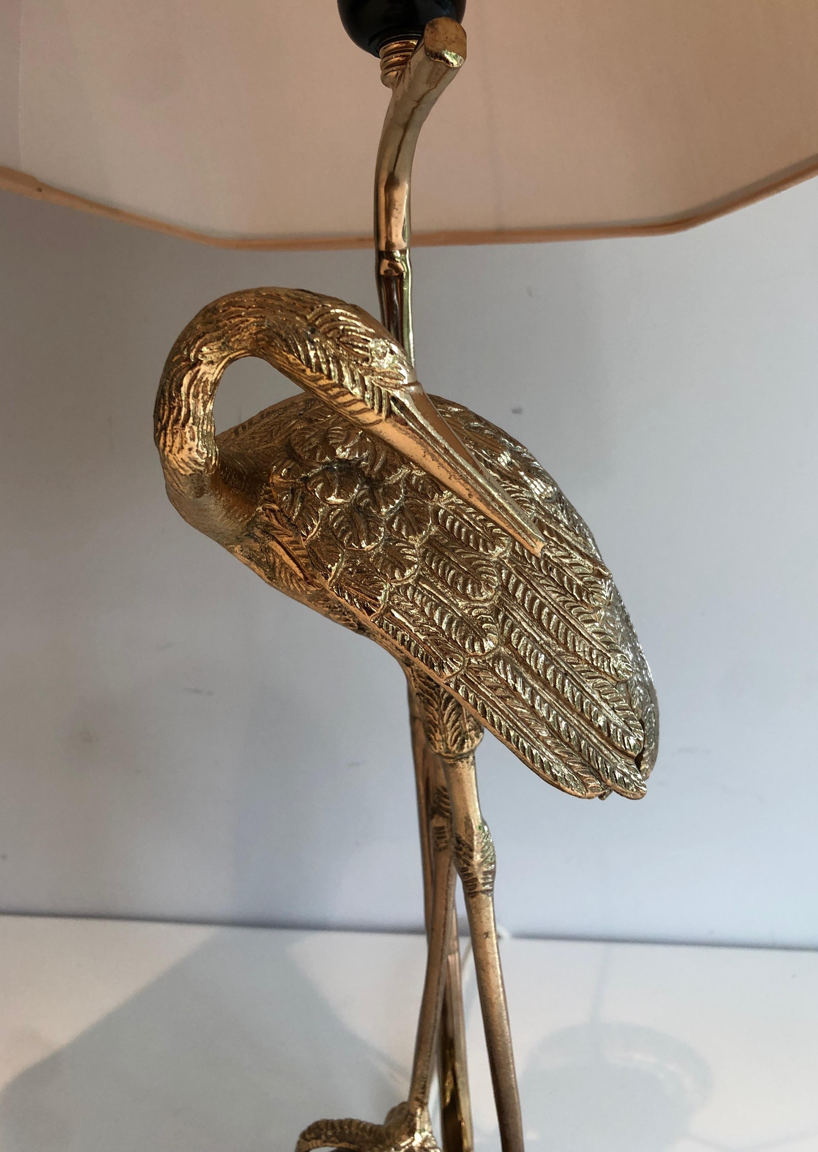 Gilt Bronze Heron by Maison Baguès 2