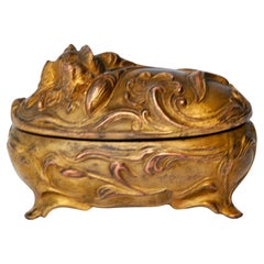 Gilt Bronze Jewelry Cache