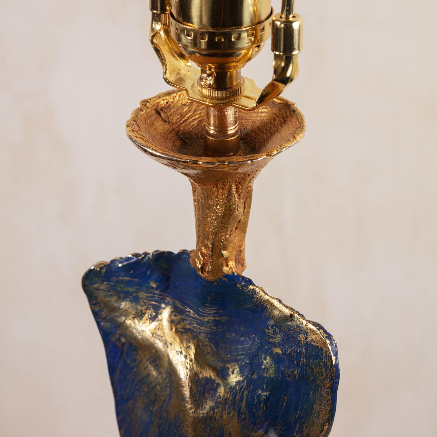 Gilt Bronze Lamp by Pierre Casenove for Fondica, France 1990s 1