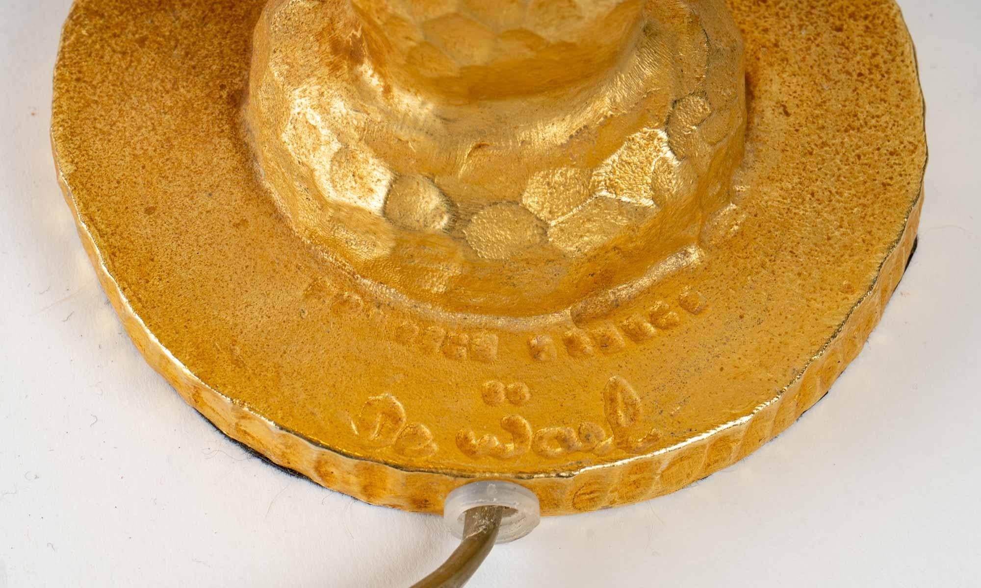 Late 20th Century Gilt Bronze Lamp
