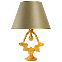 Vintage Gilt Bronze Lamp