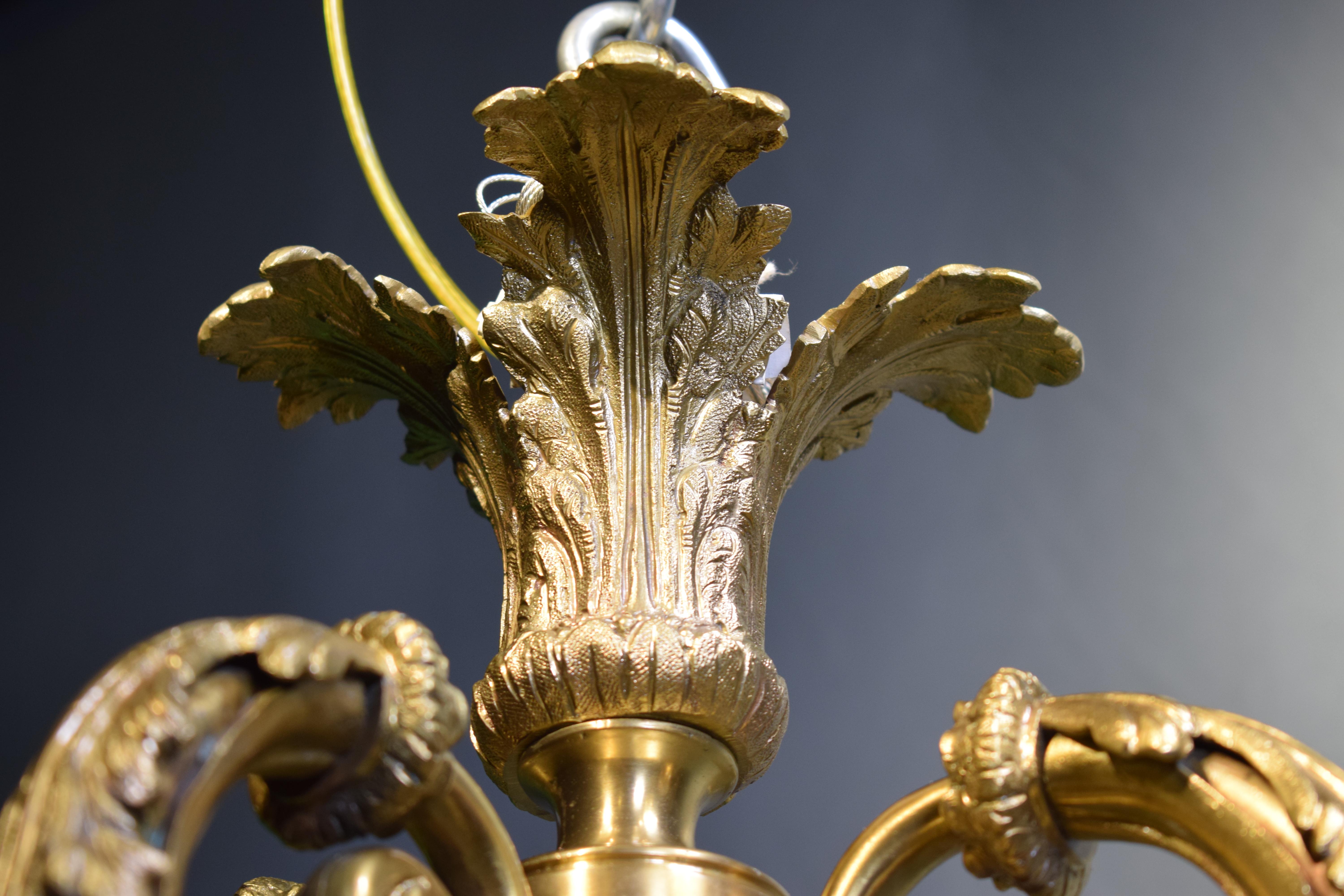 Gilt Bronze Lantern For Sale 1