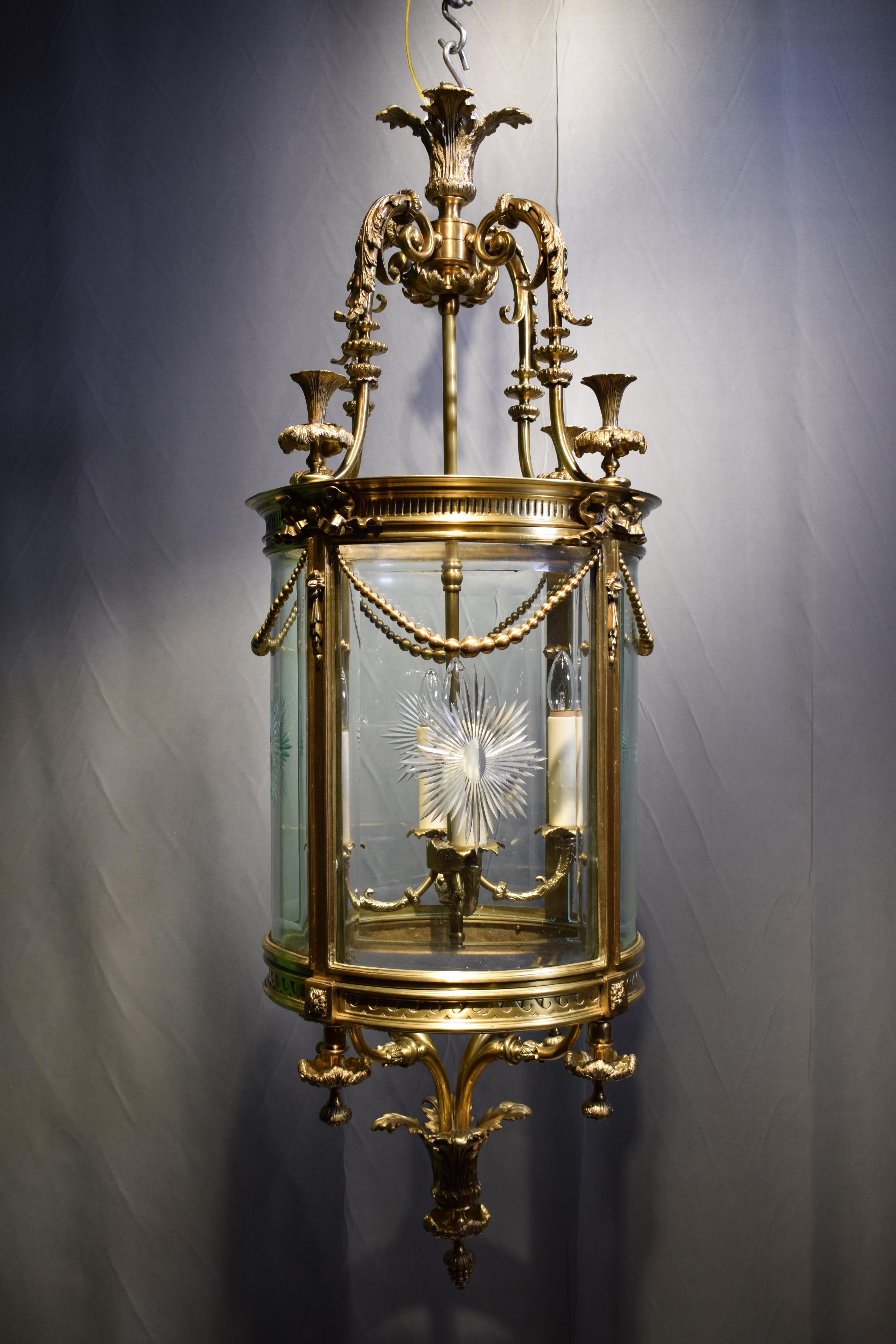 Gilt Bronze Lantern For Sale 2