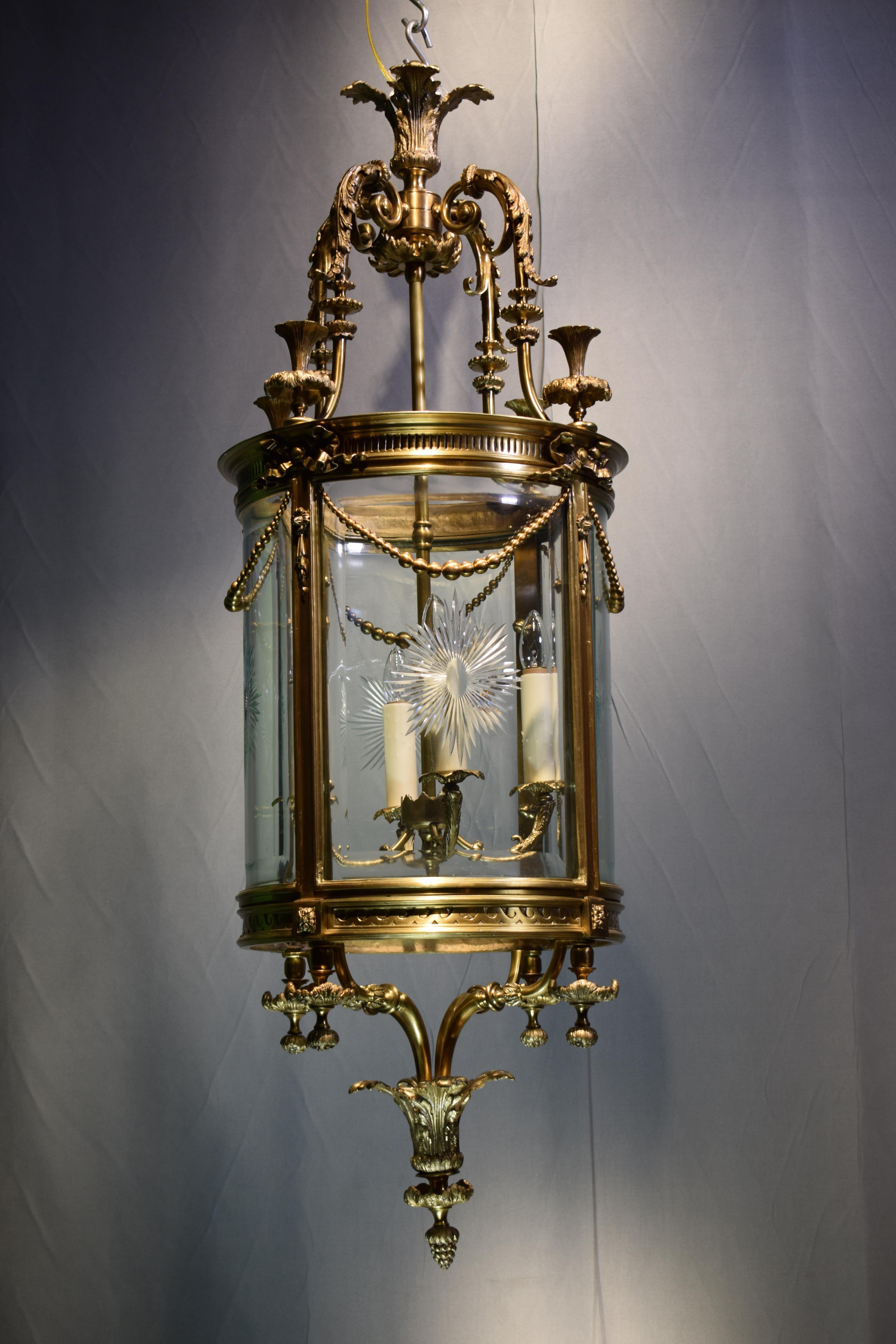 Gilt Bronze Lantern For Sale 3