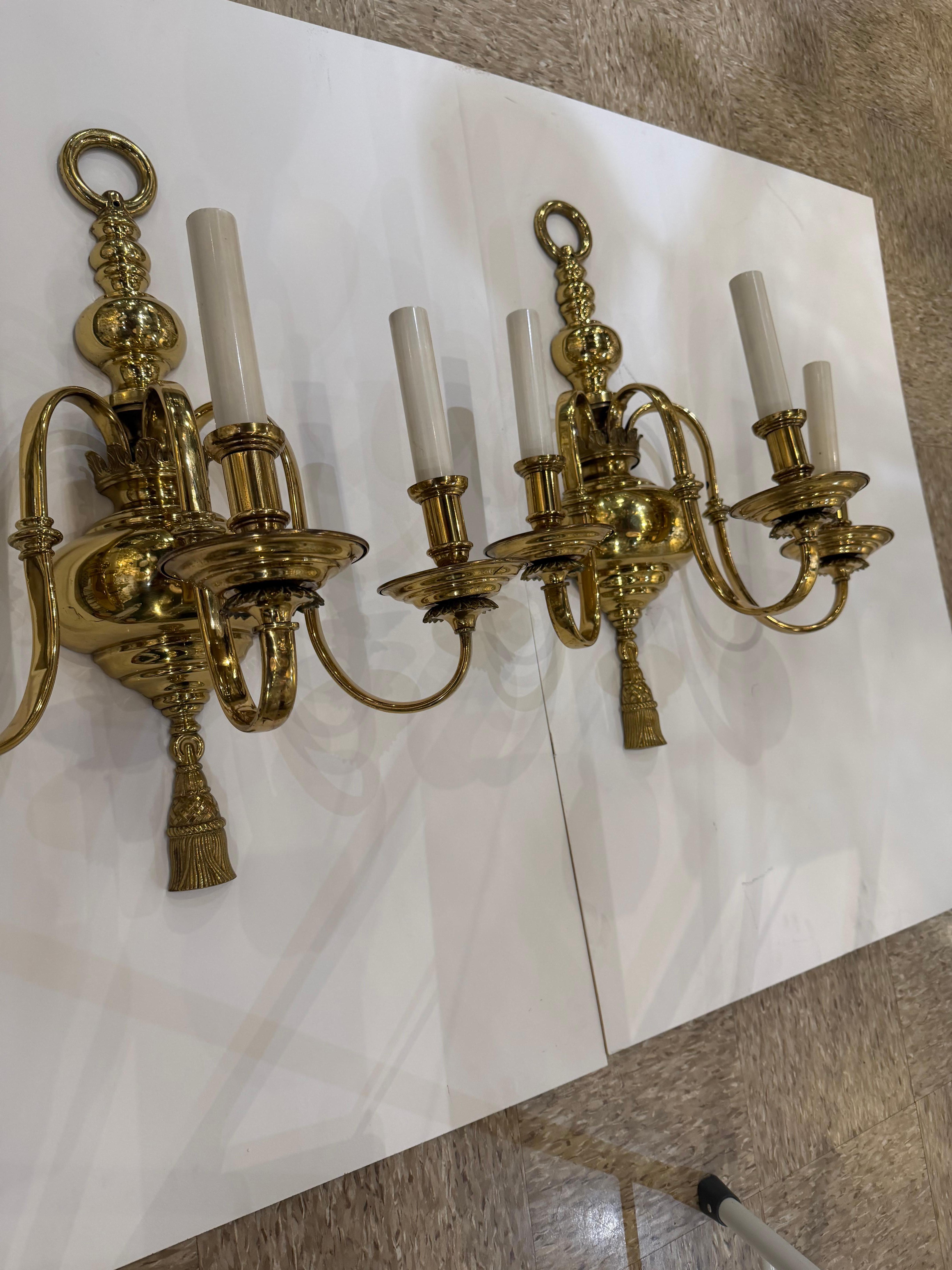 Inizio XX secolo Grandi appliques in bronzo dorato in stile Feder in vendita