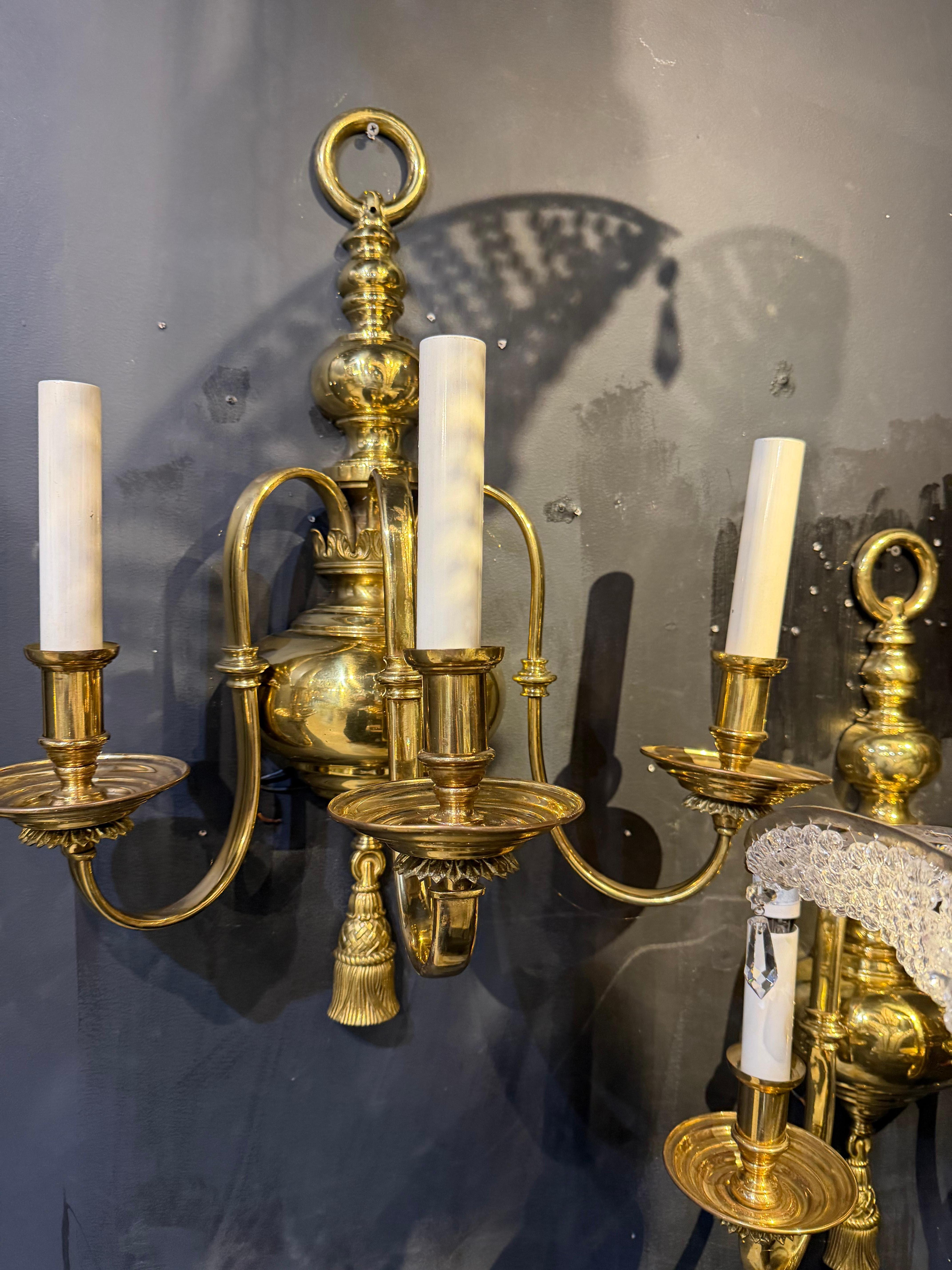 Grandi appliques in bronzo dorato in stile Feder In condizioni buone in vendita a New York, NY