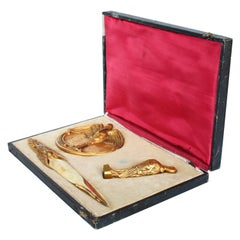 Gilt Bronze Letter Set