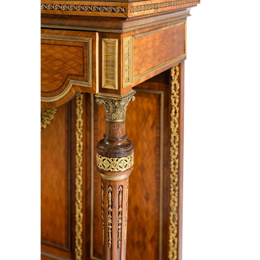 Gilt Bronze Louis XVI-Style Cabinet Attrib. François Linke  In Good Condition For Sale In New York, NY