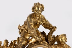 Gilt Bronze Mantel Clock, France, Second Half of the 19th Century