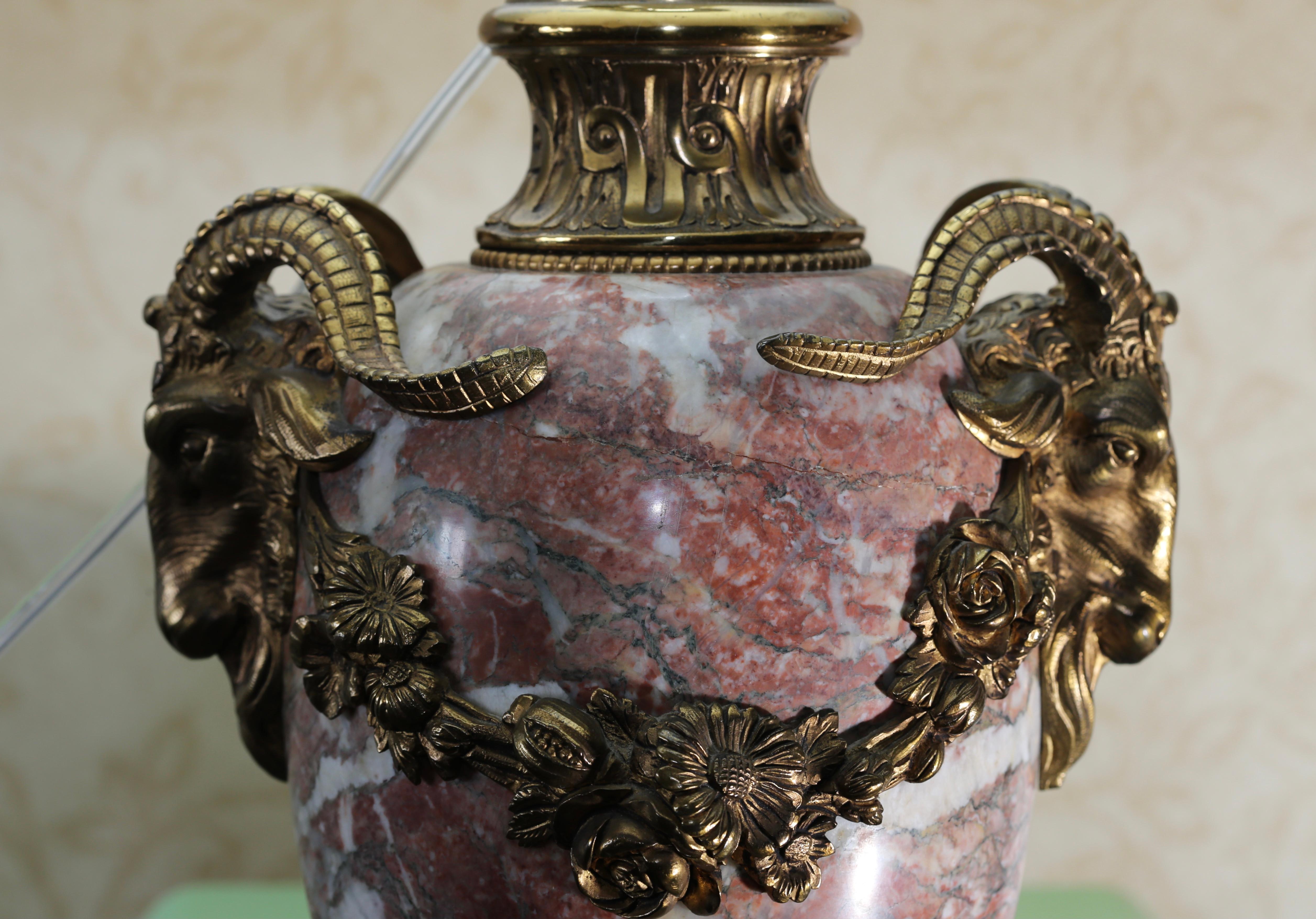 Gilt-Bronze Marble Table Lamp Early 20th Century - Christie's 2011 Auction For Sale 11
