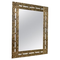 Gilt bronze mirror Luciano Frogerio Italy 1970’